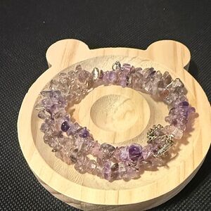 Aurelite Super 7 Crysysl Chips Bracelet